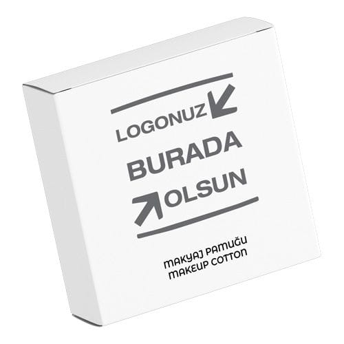 Otel Logo Baskılı Kutulu Makyaj Pamuğu