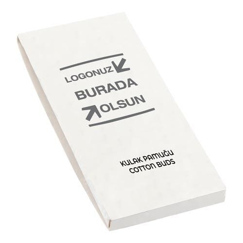 Otel Logo Baskılı Kutulu Kulak Pamuğu
